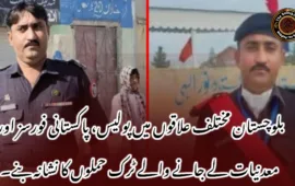 بلوچستان مختلف علاقوں میں پولیس، پاکستانی فورسز اور معدنیات لے جانے والے ٹرک حملوں کا نشانہ بنے۔