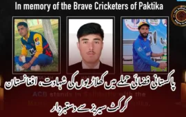 پاکستانی فضائی حملے میں کھلاڑیوں کی شہادت، افغانستان کرکٹ سیریز سے دستبردار