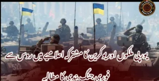 یورپی ملکوں اور یوکرین کا مشترکہ اعلامیے میں روس سے فوری جنگ بندی کا مطالبہ