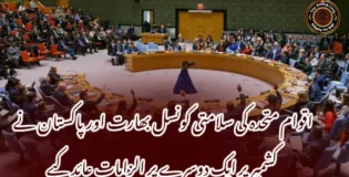 اقوام متحدہ کی سلامتی کونسل بھارت اور پاکستان نے کشمیر پر ایک دوسرے پر الزامات عائد کیے