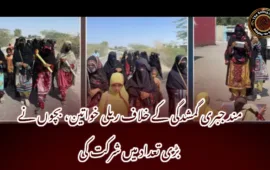 مند جبری گمشدگی کے خلاف ریلی خواتین، بچوں نے بڑی تعداد میں شرکت کی