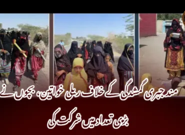 مند جبری گمشدگی کے خلاف ریلی خواتین، بچوں نے بڑی تعداد میں شرکت کی