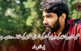 غنی امان چانڈیو کی جبری گمشدگی انسانی حقوق کی خلاف ورزی ہے، بی ایس او