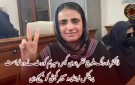 ڈاکٹر ماہ رنگ بلوچ نظر بندی کیس سپریم کورٹ نے درخواست پریکٹس اینڈ پروسیجر کمیٹی کو بھیج دی