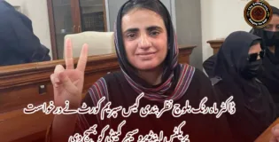 ڈاکٹر ماہ رنگ بلوچ نظر بندی کیس سپریم کورٹ نے درخواست پریکٹس اینڈ پروسیجر کمیٹی کو بھیج دی