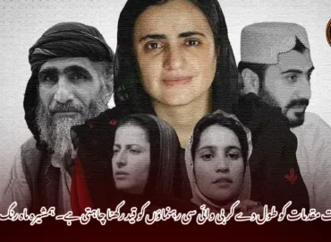 ریاست مقدمات کو طول دے کر بی وائی سی رہنماؤں کو قید رکھنا چاہتی ہے۔ ہمشیرہ ماہ رنگ بلوچ