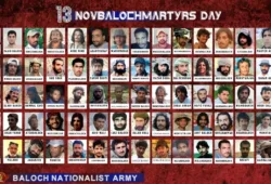 بلوچ نیشنلسٹ آرمی کی جانب سے یومِ شہداء پر تنظیمی ساتھیوں کو خراجِ عقیدت