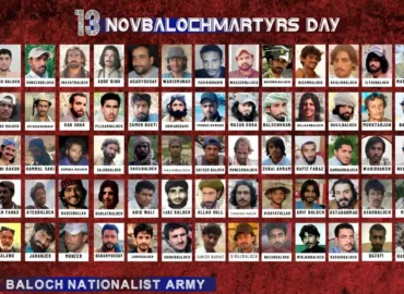 بلوچ نیشنلسٹ آرمی کی جانب سے یومِ شہداء پر تنظیمی ساتھیوں کو خراجِ عقیدت