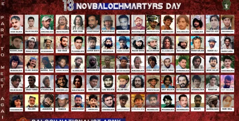 بلوچ نیشنلسٹ آرمی کی جانب سے یومِ شہداء پر تنظیمی ساتھیوں کو خراجِ عقیدت
