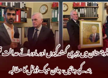 بلوچستان میں جبری گمشدگیوں اور ماورائے عدالت قتل بند کیے جائیں، جان میک ڈونل کا مطالبہ