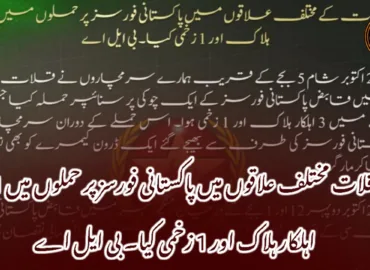 قلات مختلف علاقوں میں پاکستانی فورسز پر حملوں میں 11 اہلکار ہلاک اور 1 زخمی کیا۔ بی ایل اے