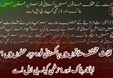 قلات مختلف علاقوں میں پاکستانی فورسز پر حملوں میں 11 اہلکار ہلاک اور 1 زخمی کیا۔ بی ایل اے