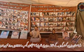 بلوچستان جبری گمشدگیوں کے خلاف وی بی ایم پی کا احتجاجی کیمپ 5994ویں روز بھی جاری