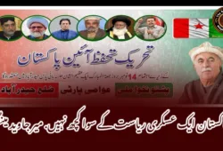 پاکستان ایک عسکری ریاست کے سوا کچھ نہیں. میر جاوید مینگل