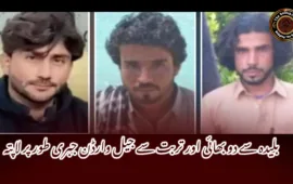 بلیدہ سے دو بھائی اور تربت سے جیل وارڈن جبری طور پر لاپتہ
