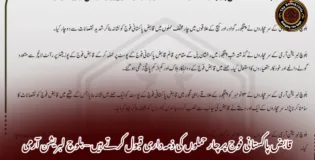 قابض پاکستانی فوج پر چار حملوں کی ذمہ داری قبول کرتے ہیں – بلوچ لبریشن آرمی