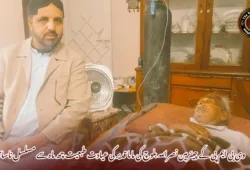 وی بی ایم پی کے چیئرمین نصراللہ بلوچ کی ماما قدیر کی عیادت طبعیت چھ ماہ سے مسلسل ناساز