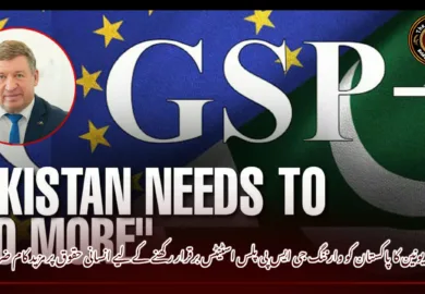 یورپی یونین کا پاکستان کو وارننگ جی ایس پی پلس اسٹیٹس برقرار رکھنے کے لیے انسانی حقوق پر مزید کام ضروری