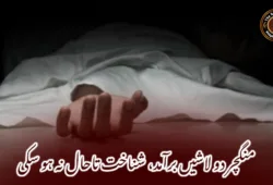 منگچر دو لاشیں برآمد، شناخت تاحال نہ ہو سکی