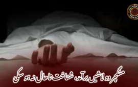 منگچر دو لاشیں برآمد، شناخت تاحال نہ ہو سکی