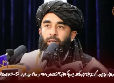 افغانستان اپنی سرزمین کے دفاع کا حق رکھتا ہے، پاکستانی حملے کا جواب مناسب وقت پر دیا جائے گا —ترجمان ذبیح اللہ مجاہد