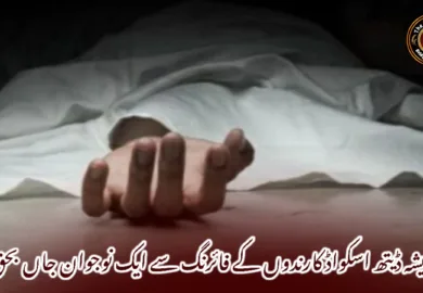 گریشہ ڈیتھ اسکواڈ کارندوں کے فائرنگ سے ایک نوجوان جاں بحق۔