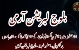29 حملوں میں قابض پاکستانی فوج کے 27 اہلکار ہلاک، شاہراہوں پر کنٹرول، اسلحہ ضبط – بلوچ لبریشن آرمی