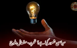 سیاسی شعور کیا ہے؟ تحریر- مشعال بلوچ