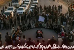 خضدار زیدی فائرنگ واقعے کی مقتولہ دم توڑ گئی، لواحقین کا گھوڑا چوک پر احتجاج، شاہراہ بند