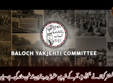 ڈپٹی کمشنر کوئٹہ نے بحیثیتِ آمر کے شہری حقوق پر بدترین قدغن عائد کی ہے – بی وائی سی