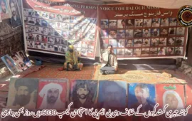 کوئٹہ جبری گمشدگیوں کے خلاف وی بی ایم پی کا احتجاجی کیمپ 6030ویں روز بھی جاری