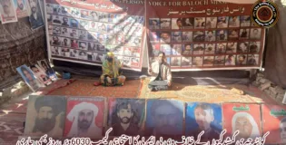 کوئٹہ جبری گمشدگیوں کے خلاف وی بی ایم پی کا احتجاجی کیمپ 6030ویں روز بھی جاری