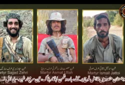 بلوچستان متعدد میں قابض فوج پر حملے، بارہ دشمن اہلکار ہلاک، تین سرمچار شہید – بی ایل اے