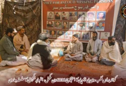 کوئٹہ پریس کلب وی بی ایم پی کا احتجاج 6036 دن مکمل، اظہارِ یکجہتی کا سلسلہ جاری