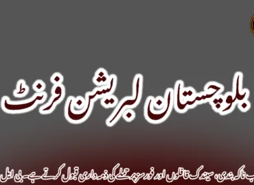 سوراب ناکہ بندی، سیندک قافلوں اور فورسز پر حملے کی ذمہ داری قبول کرتے ہے۔ بی ایل ایف