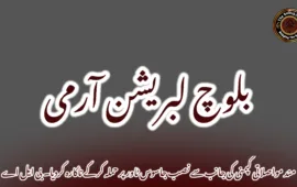 مند مواصلاتی کپمنی کی جانب سے نصب جاسوس ٹاور پر حملہ کرکے ناکارہ کردیا۔ بی ایل اے