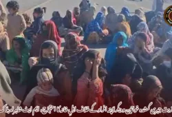 تربت جبری گمشدہ خواتین و دیگر لاپتہ افراد کے خلاف اہلِ خانہ کا احتجاج، ایم ایٹ شاہراہ بلاک