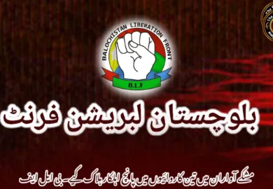 مشکے آواران میں تین کاروائیوں میں پانچ اہلکار ہلاک کیے۔ بی ایل ایف