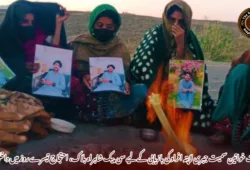 تربت خواتین سمیت جبری لاپتہ افراد کی بازیابی کے لیے سی پیک شاہراہ بلاک، احتجاج تیسرے روز میں داخل۔