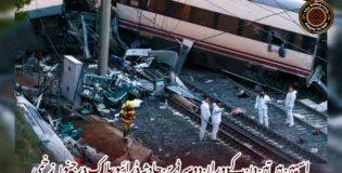 اسپین میں تین دن کے دوران دوسرا ٹرین حادثہ، ڈرائیور ہلاک، درجنوں زخمی