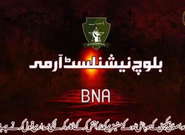 چاغی میں مواصلاتی کمپنی کے موبائل ٹاور کے مشینری کو نذرآتش کرکے ناکارہ کرنے کی ذمہ داری قبول کرتے ہے ۔ بی این اے