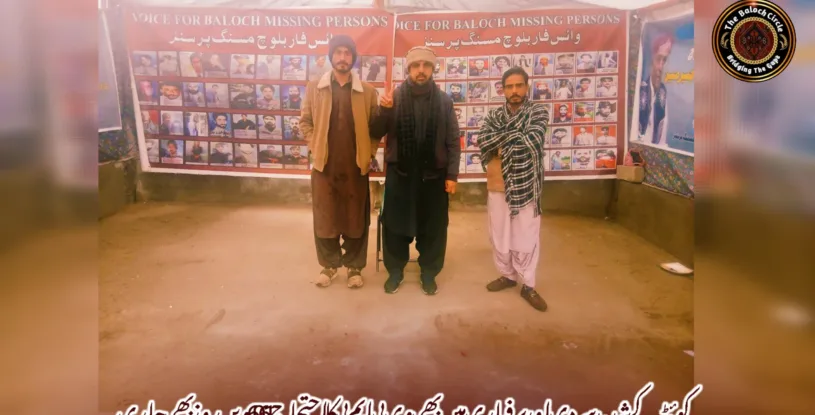 کوئٹہ کے شدید سردی اور برفباری میں بھی وی بی ایم پی کا احتجاج 6061ویں روز بھی جاری