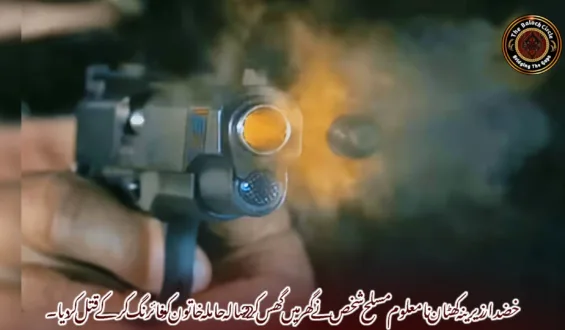 خضدار زیرینہ کھٹان نامعلوم مسلح شخص نے گھر میں گھس کر 22 سالہ حاملہ خاتون کو فائرنگ کرکے قتل کر دیا۔