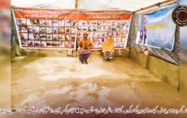 کوئٹہ کے سردی اور‏ شدید بارش کے باوجود بھی جبری گمشدگیوں کے خلاف وائس فار بلوچ مسنگ پرسنز (VBMP) کا احتجاجی کیمپ آج بروز منگل کوئٹہ پریس کلب کے سامنے 6082ویں روز جاری