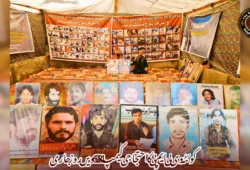 کوئٹہ وی بی ایم پی کا احتجاجی کیمپ 6084ویں روز جاری