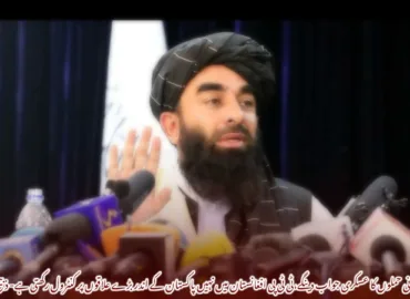 پاکستانی حملوں کا عسکری جواب دینگے،ٹی ٹی پی افغانستان میں نہیں پاکستان کے اندر بڑے علاقوں پر کنٹرول رکھتی ہے- ذبیح اللہ مجاہد