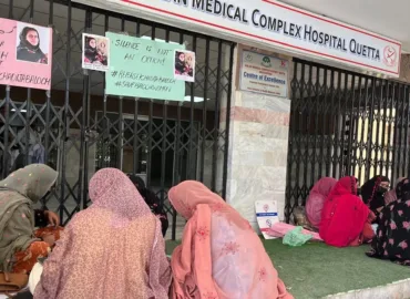Sixth day of protest outside Bolan Medical Complex in Quetta demands Khadija Baloch’s release