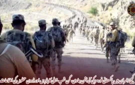 کیچ زامران میں پاکستانی فورسز کی آپریشن جاری، گن شپ ہیلی کاپٹروں اور ڈرون حملوں کی اطلاعات