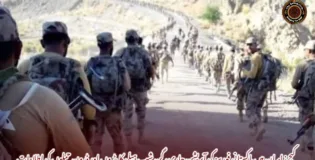 کیچ زامران میں پاکستانی فورسز کی آپریشن جاری، گن شپ ہیلی کاپٹروں اور ڈرون حملوں کی اطلاعات