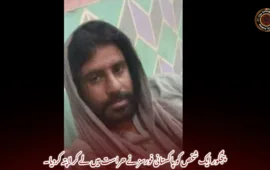 پنجگور ایک شخص کو پاکستانی فورسز نے حراست میں لے کر لاپتہ کردیا۔